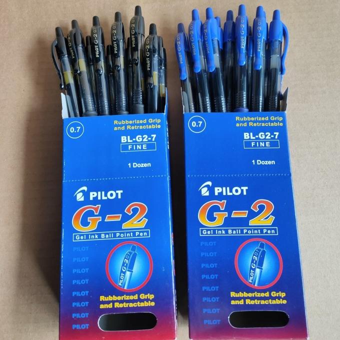 

pulpen pilot G-2 gel ink ball point pen 0,7mm(BL-G2-7)