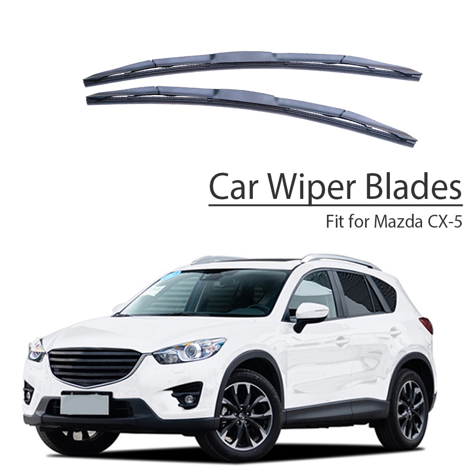 1 Set Karet Wiper Kaca Depan Mobil Untuk Mazda Mazda CX-5 KE KF 2018 2017-2003