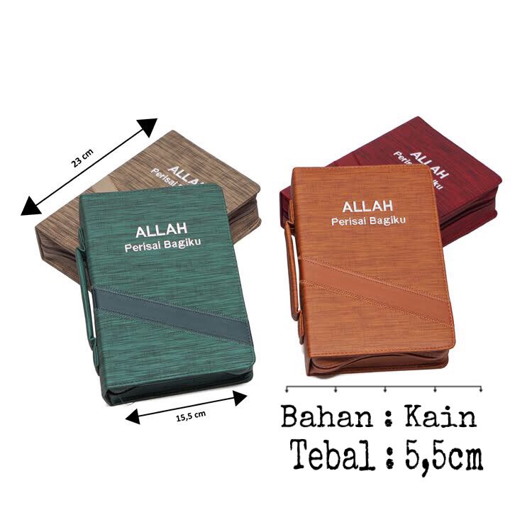 

InJO Sampul Alkitab + Sampul Kidung Jemaat Besar Tas Cover Buku Alkitab - Allah Perisai
