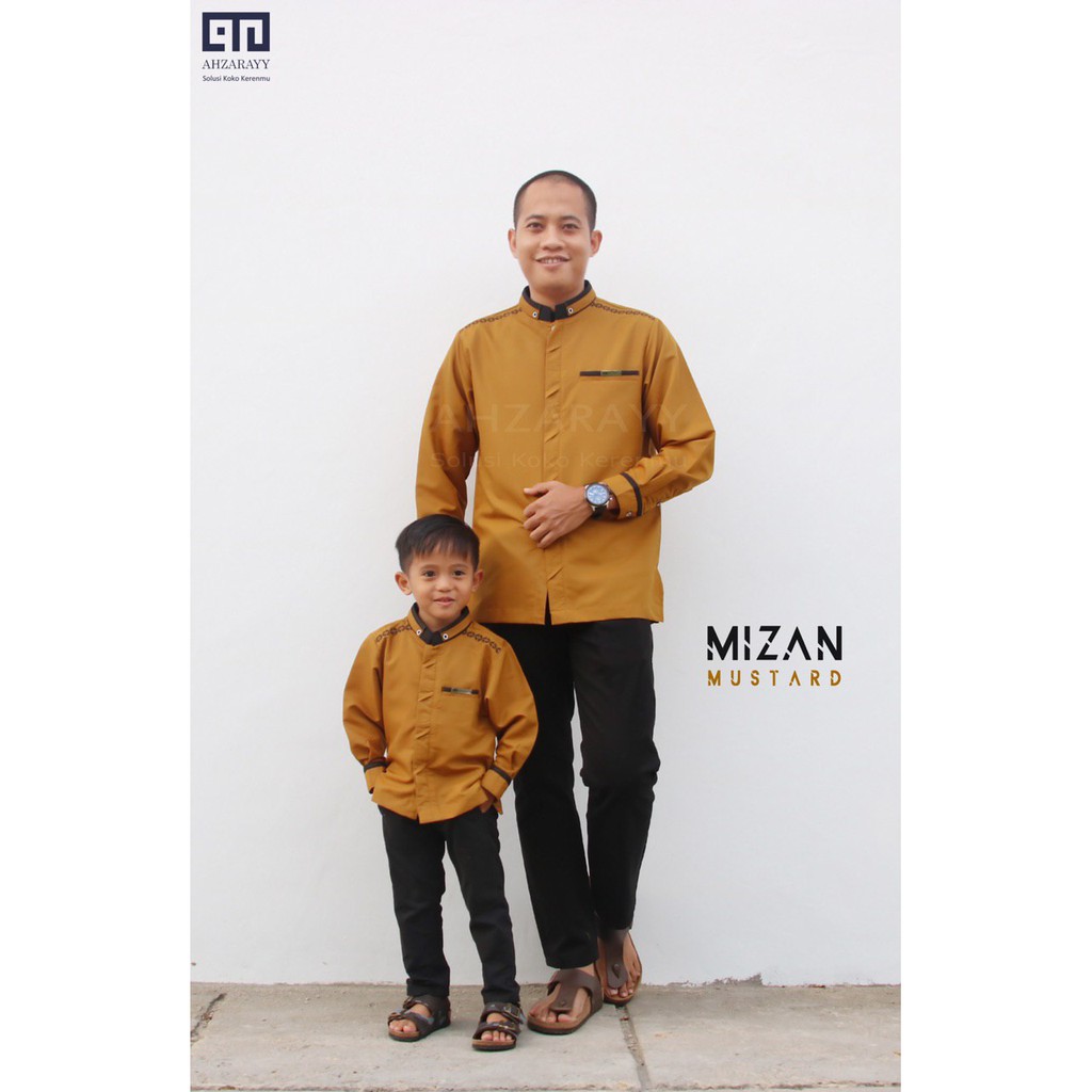 {erleenstore_} Koko Mizan Ahzarayy Mustard