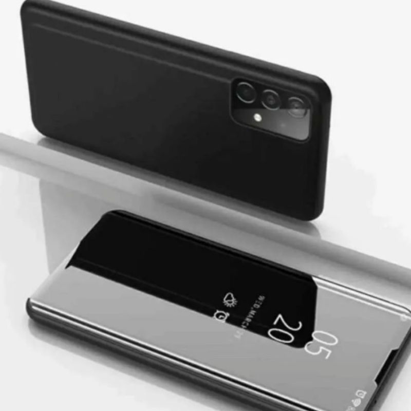 VIVO Y75 5G Flip Mirror New Flip Cover Standing Kaca Mirror Flip Case