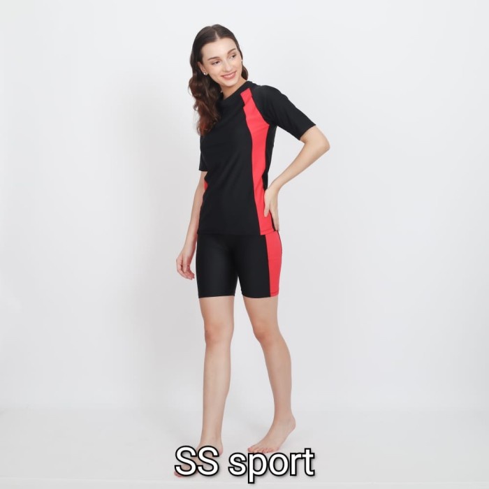 Baju Renang Wanita Baju renang atas bawah dewasa.SETELAN dewasa pria dan wanita - Hitam, 27(F9B8) FA