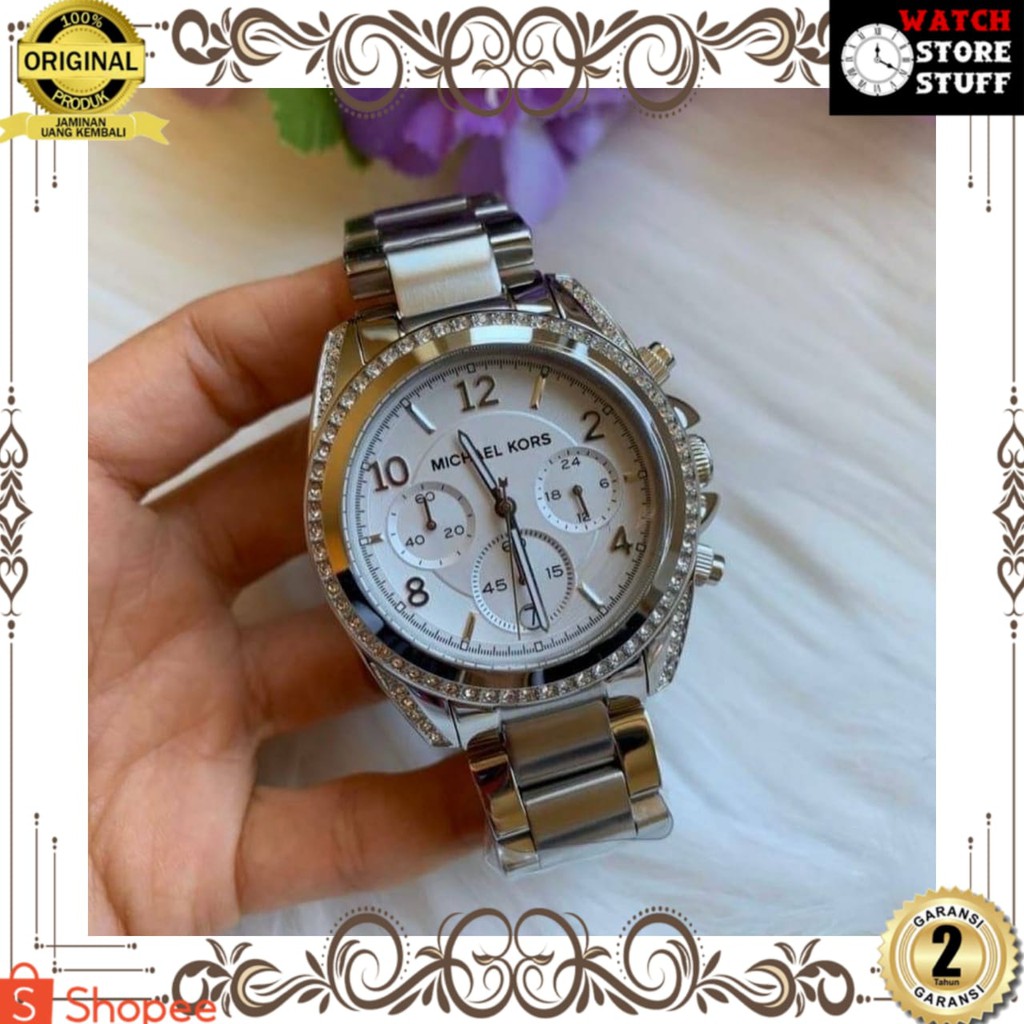 [JAM TANGAN PRIA WANITA | RANTAI | KULIT | KARET | MURAH | ORIGINAL MICHAEL KORS MK 5165] STRAP STAI