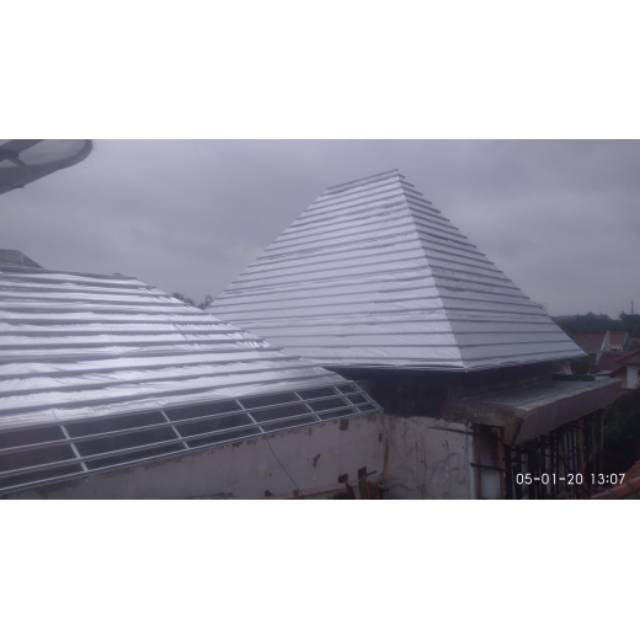 Rangka Baja ringan 0.75.75 full +almunium poil.