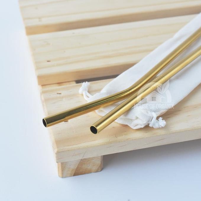 

Sedotan Stainless Gold