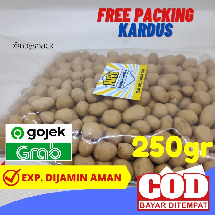 

Kacang Telur Atom Oven Bima Snack Kiloan Isi 250 Gram Cemilan Makanan Ringan Jajanan Kering