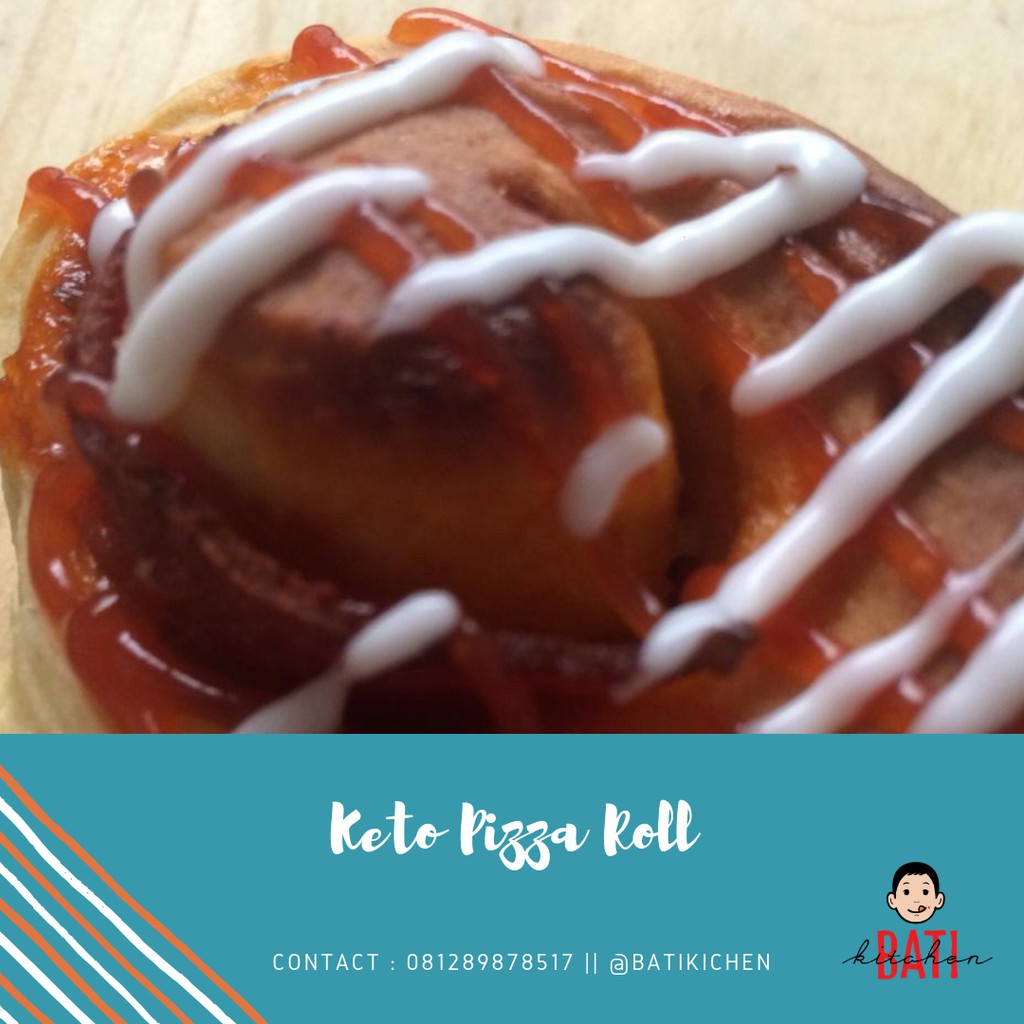 Keto Pizza Roll Isi 2 Shopee Indonesia