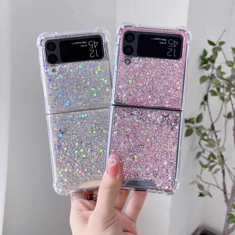 SAMSUNG Z FLIP 4 ZFLIP4 FLIP4 CASE Motif Bunga Star Glitter Readystock ZFLIP 3 READY