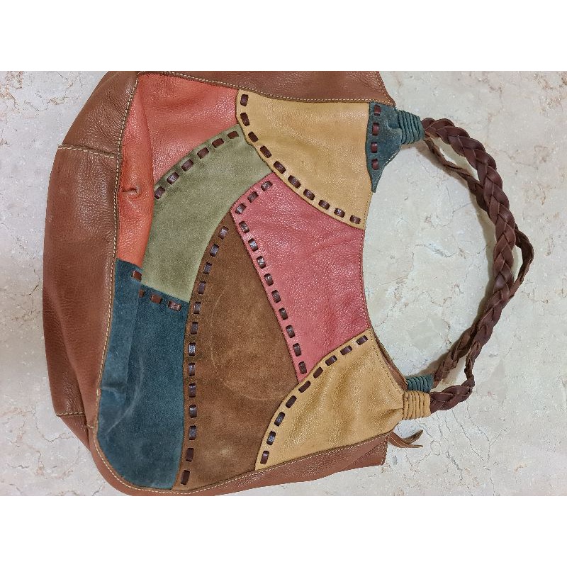 Original Fossil Tote Patchwork Bag