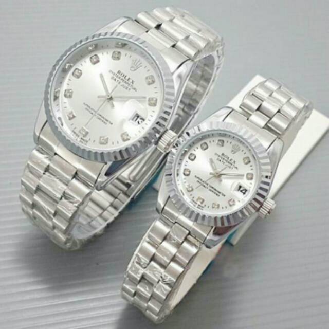 JAM TANGAN COUPLE ROLEX KW SUPER TGL ON