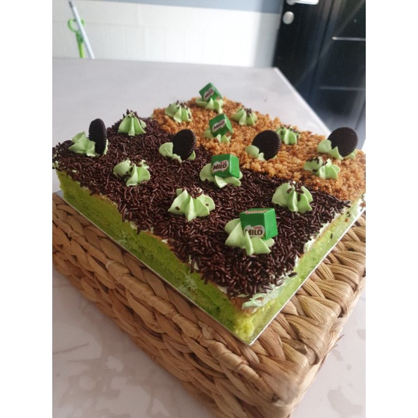 

bolu jadoel pandan nougat mix