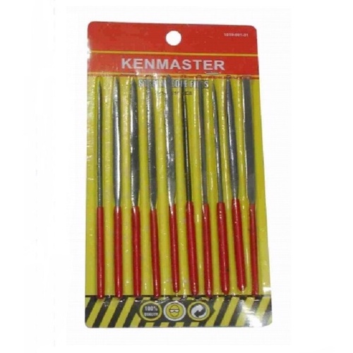 Kikir Mas 10 pcs Kenmaster Alat Kikir Mas Steel Needle Files