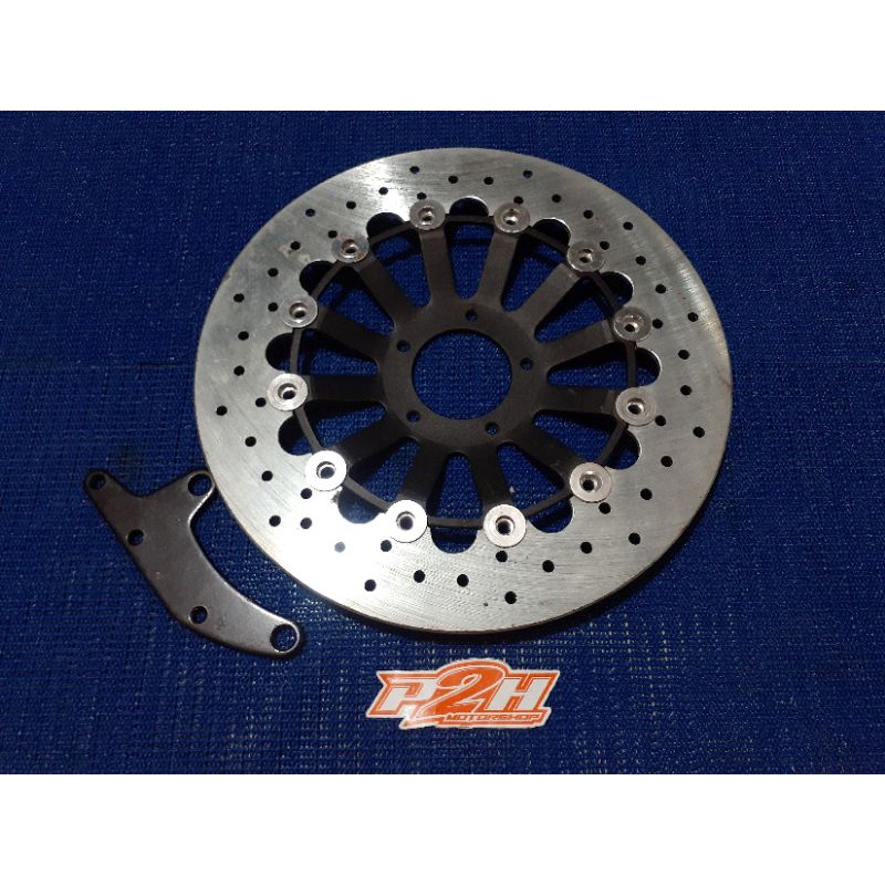 piringan cakram / disc brake Floating SRK 300mm braket pnp supra 110  / supra fit