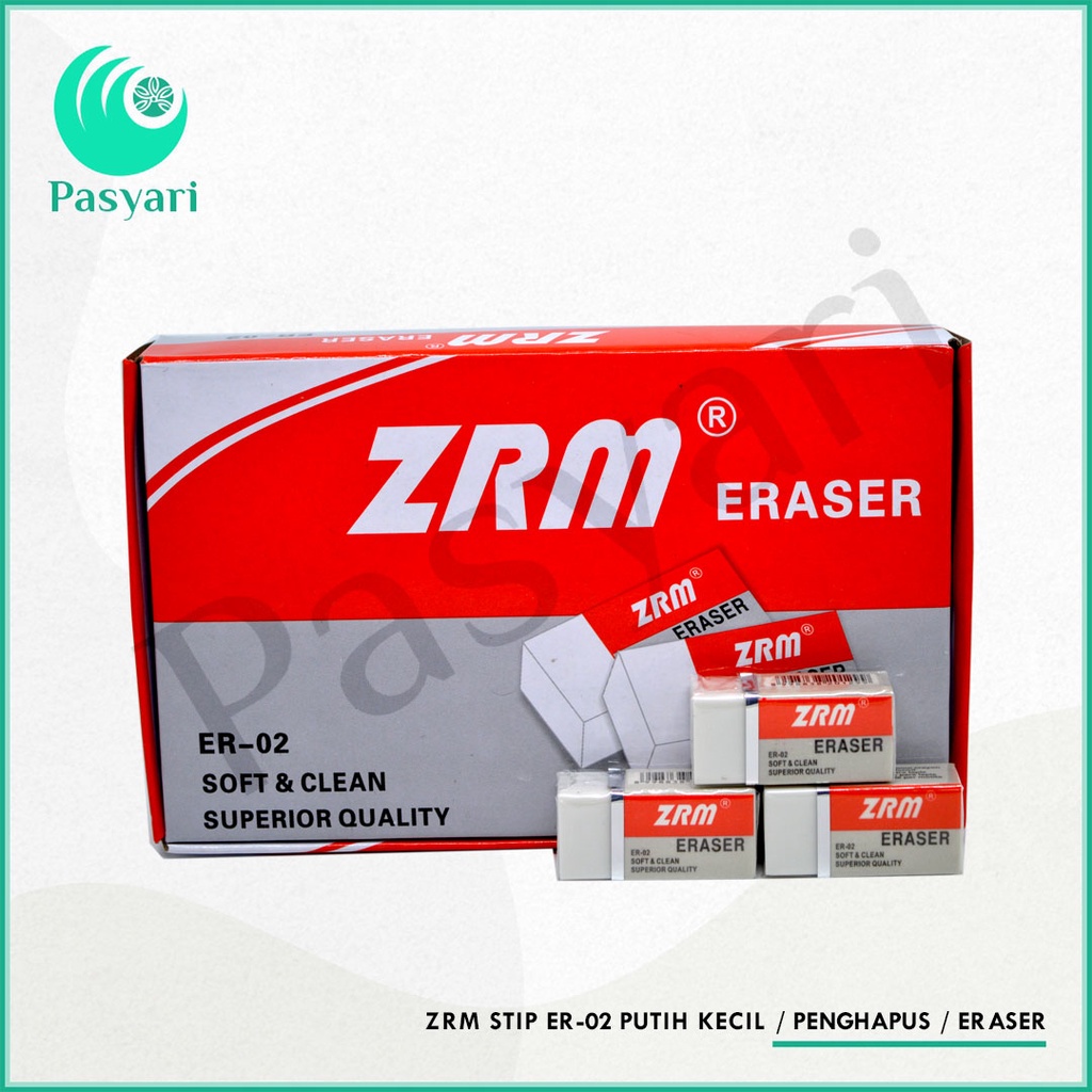 

Zrm Stip Er-02 Putih Kecil / penghapus / Eraser