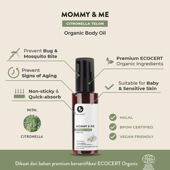 

Eucalie Mommy & Me Citronella Telon Body Oil 50 Ml