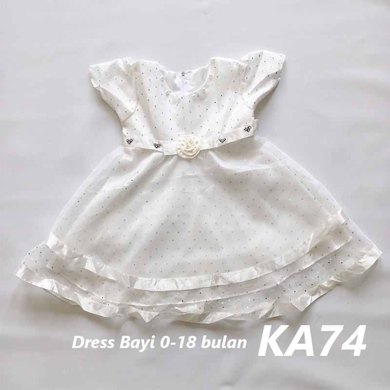 Baju Bayi Perempuan Gaun Balita Dress Bayi 0- 18 bulan Gaun Ulang Tahun Pesta KA74