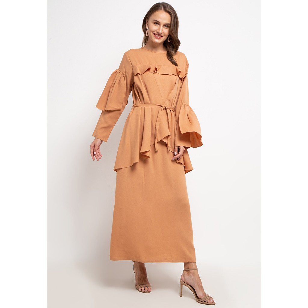 Hazelnut - Prospera Dress - Caramel