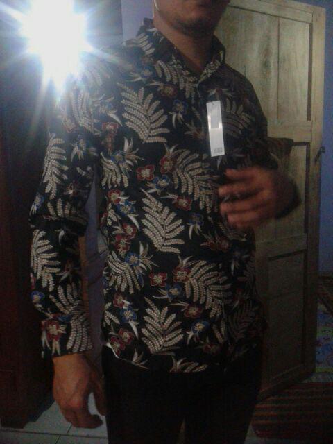 Kemeja Batik Pria Slim Fit Lengan Panjang Baju Pria Lengan Panjang Kerja Slimfit  Cbl165