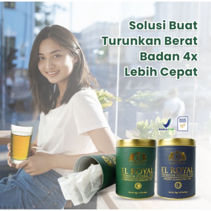 

EL Royal Premium Herbal tea Menurunkan berat badan Alami