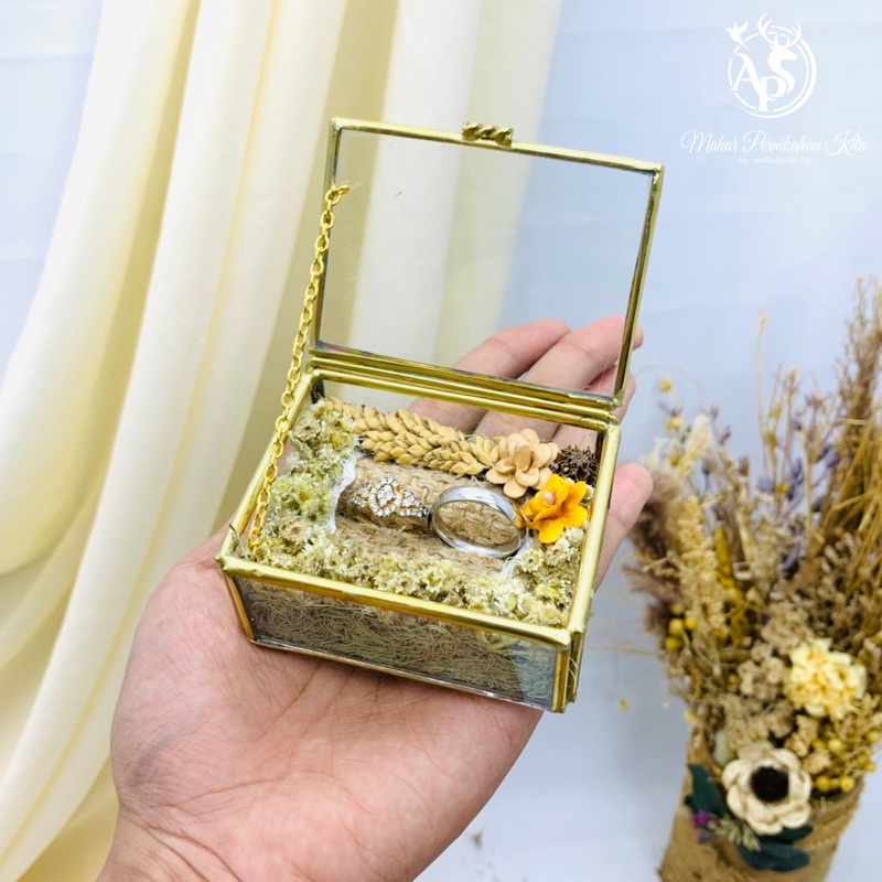 TEMPAT CINCIN AESTHETIC LAMARAN PERNIKAHAN | KOTAK PERHIASAN | | KOTAK CINCIN | THERA MINI EKSLUSIF