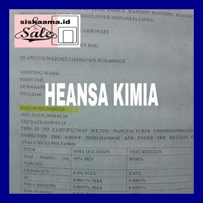 

A40D0Yh Soda Kue / Sodium Bicarbonate ( 1Kg/Pack ) D50Tr40V