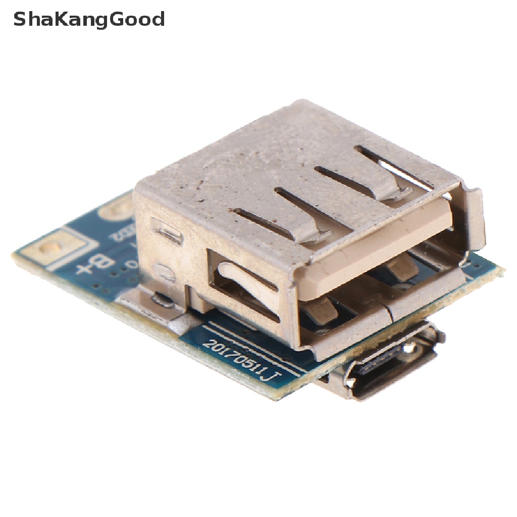 Skid 1pc Papan Modul Power Bank Micro USB 5V Untuk Charger Baterai Lithium Li-ion 18650 DIY