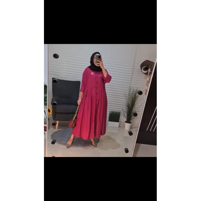 MIDI DRESS POLOS PINK