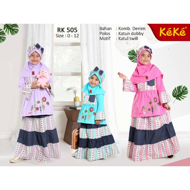 Stelan Rok Anak Keke ~ RK 505 ~