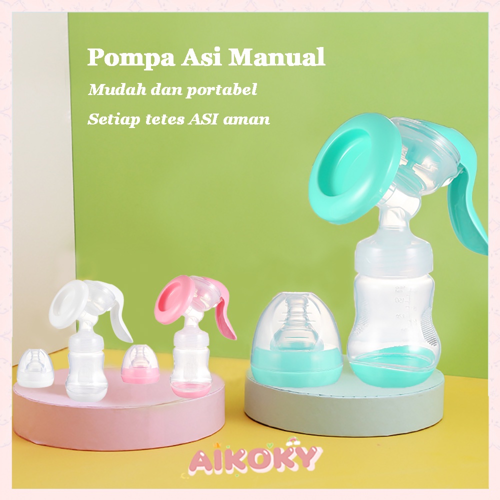 Aikoky Pompa asi manual BPA Free/breast pump kapasitas tinggi 180ml