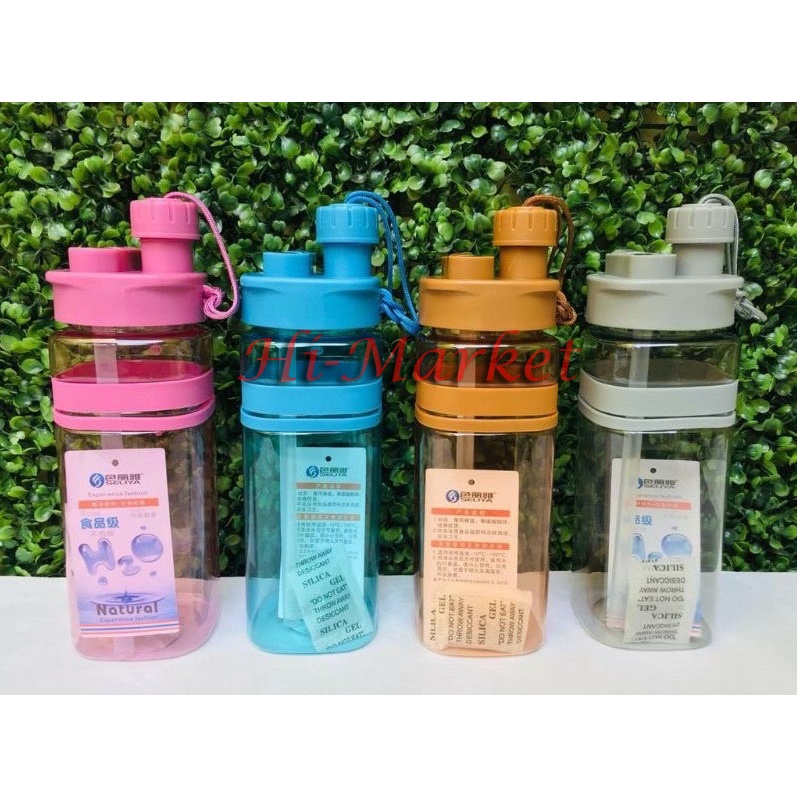 BOTOL MINUM TALI 600ML / BOTOL MINUM SEDOTAN