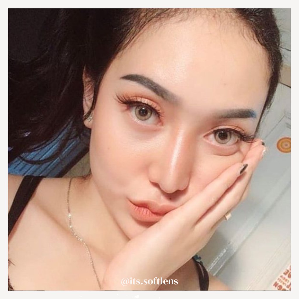 Softlens EOS Luna Natural Chai Bisa Minus Beda Minus its.softlens ORIGINAL KOREA