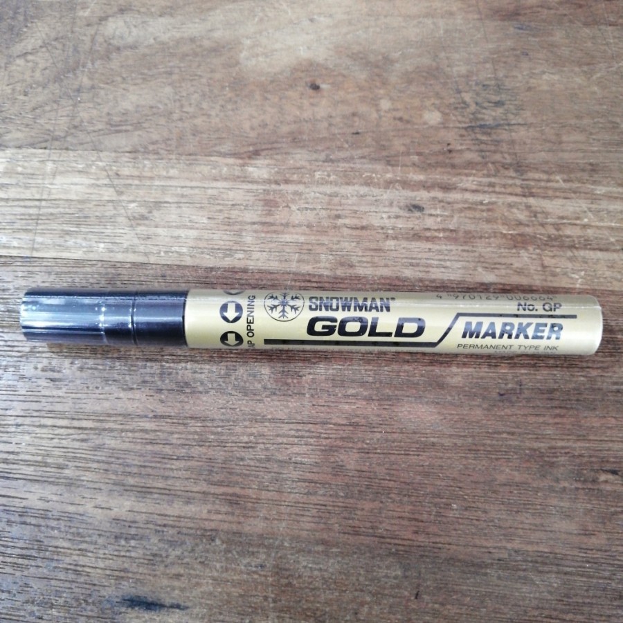 

Spidol Snowman Gold Besar (Permanent Marker)