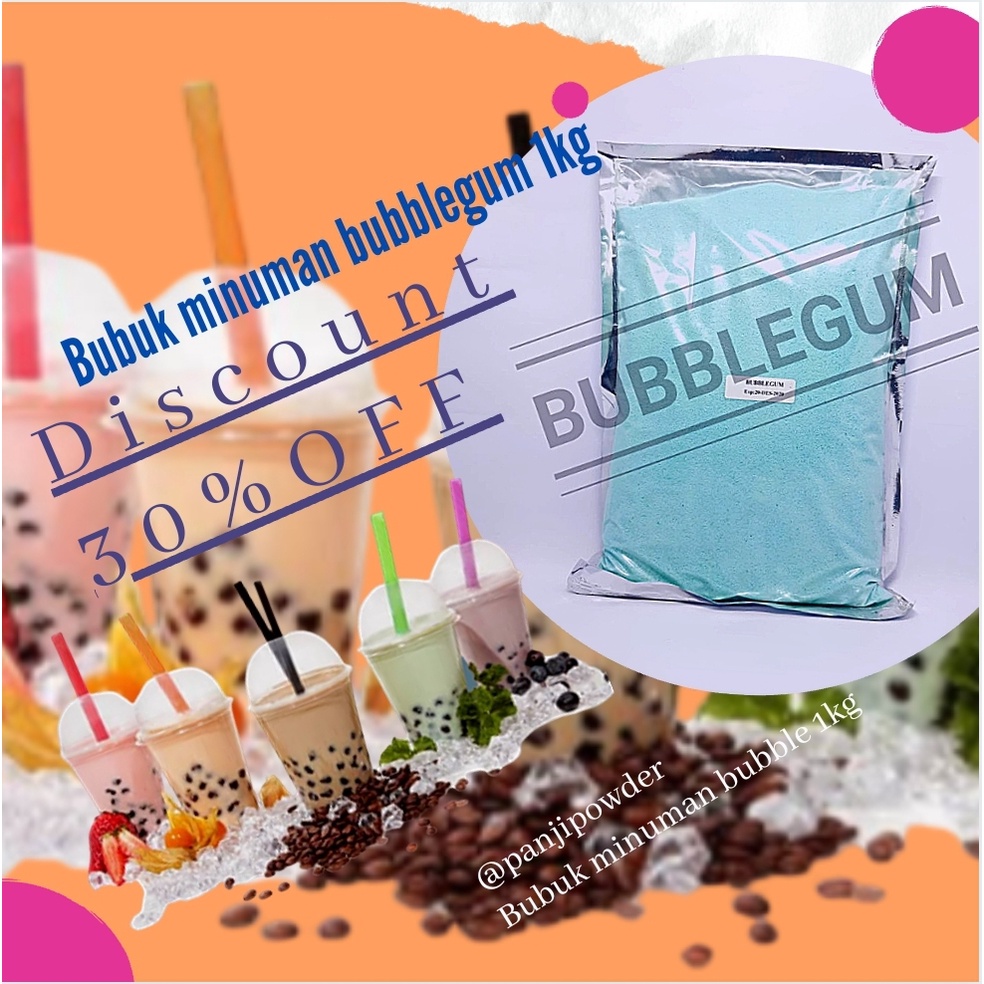 bubuk minuman rasa buah 1kg serbuk minuman aneka rasa bubuk minuman kekinian powder minuman 1kg