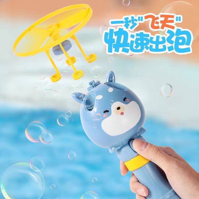 Mainan anak Bubble Gelembung Terbang Bubble Toys Flight Launcher