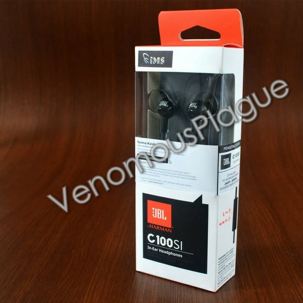 Headset Earphone JBL C100SI ORIGINAL Garansi Resmi IMS Handsfree JBL Headset SAMSUNG iPhone Oppo Len