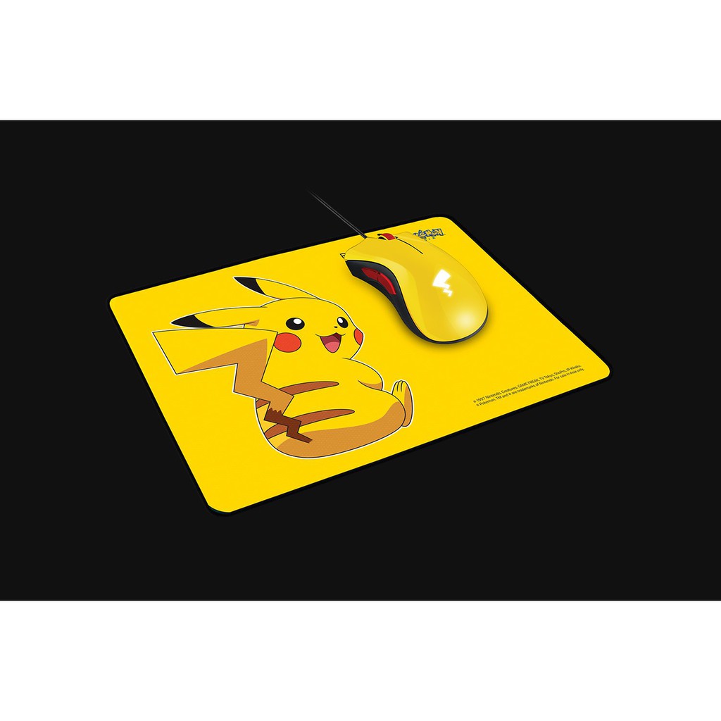 RAZER Gaming Mouse + Mat Bundle Pikachu Edition DeathAdder Essential