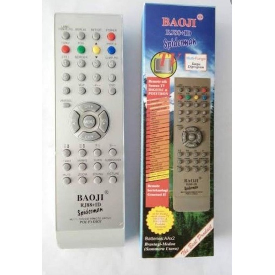 Remote TV tabung POLYTRON tanpa setting