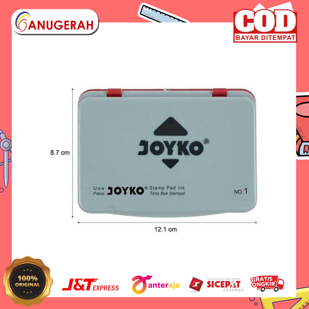 

JOYKO NO. 1 BANTALAN STEPMEL / STAMP PAD / BAK STEMPEL