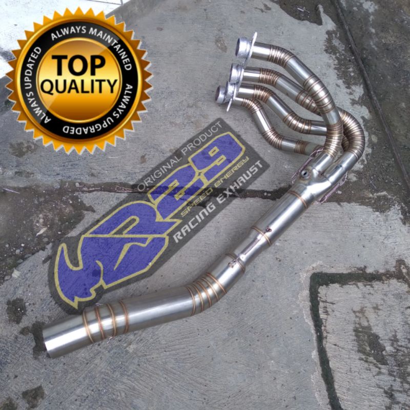HEADER PIPE Z800 Z900 Z1000 STAINLESS ARGON