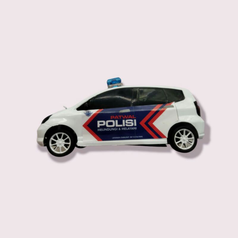 Mainan Mobil Polisi Patroli New Jazz