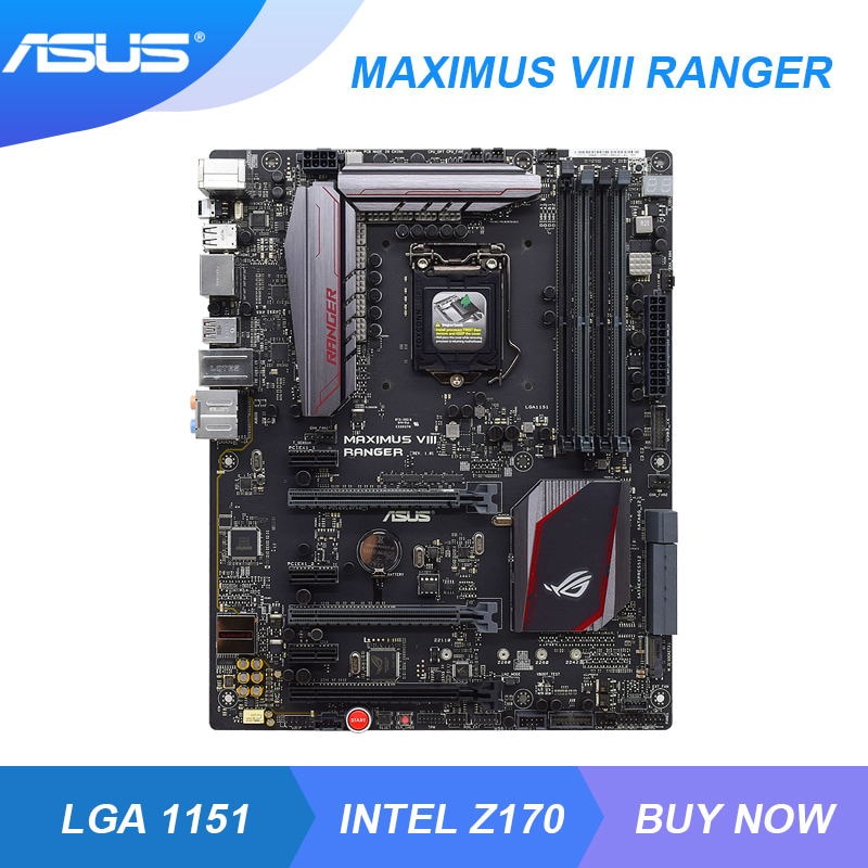 PREORDER ASUS ROG MAXIMUS VIII RANGER Mining Motherboard 1151 Motherboard DDR4 Core i7 7700 i5 6500 