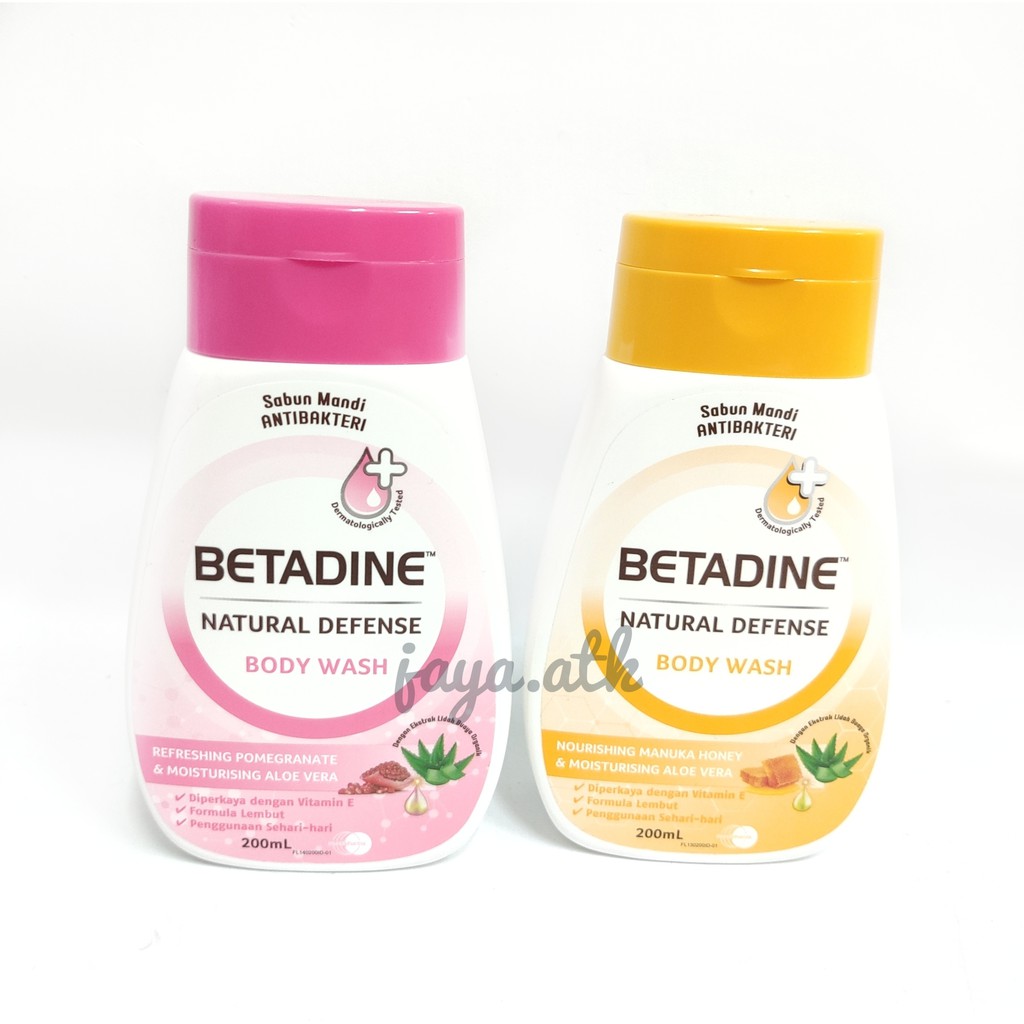 SABUN MANDI CAIR BETADINE ANTI BAKTERI 200 ML BODY WASH ANTISEPTIK BOTOL