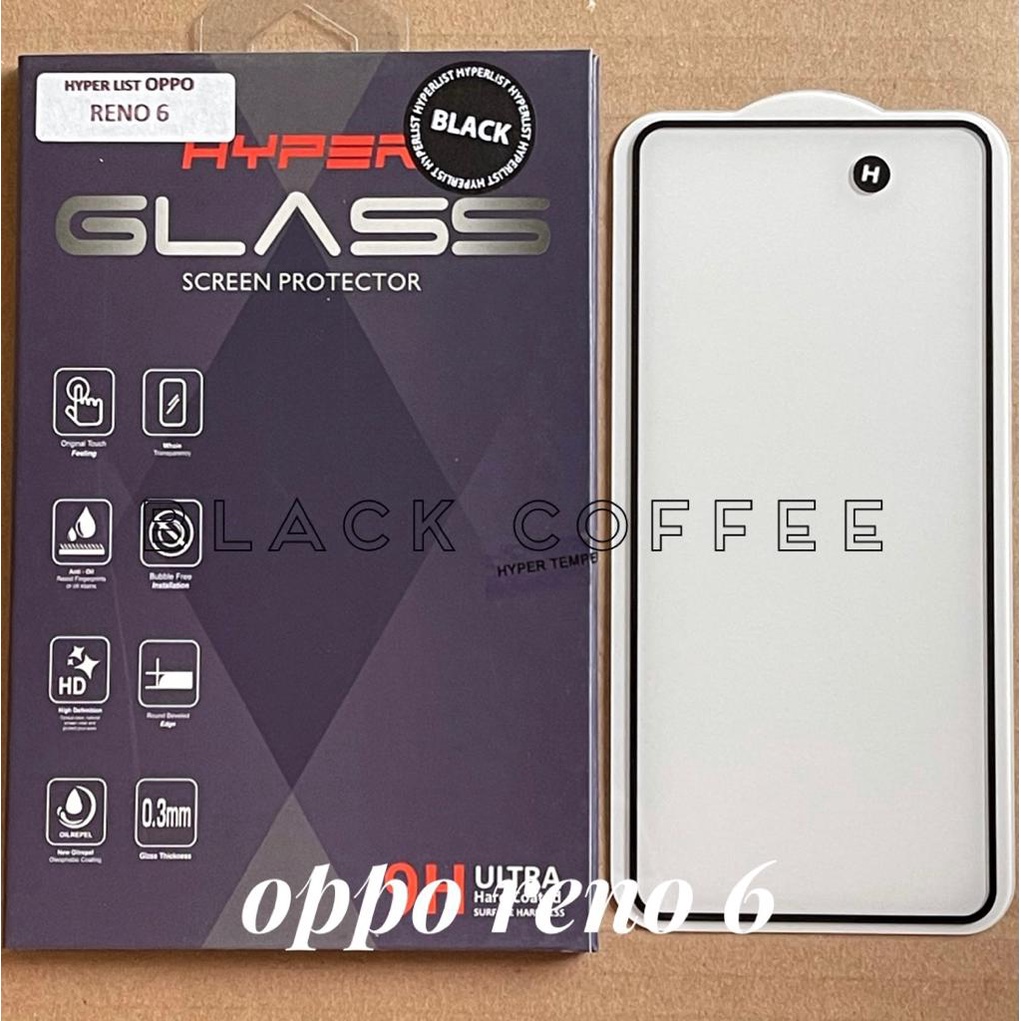 HYPER LIST Tempered glass FULL OPPO RENO 6 4G