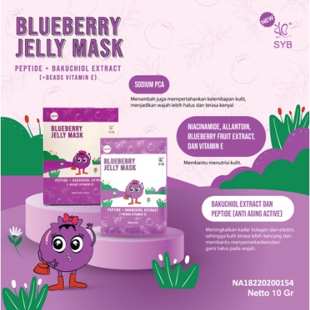 Syb Jelly Mask | Masker Wajah @ 1 Sachet