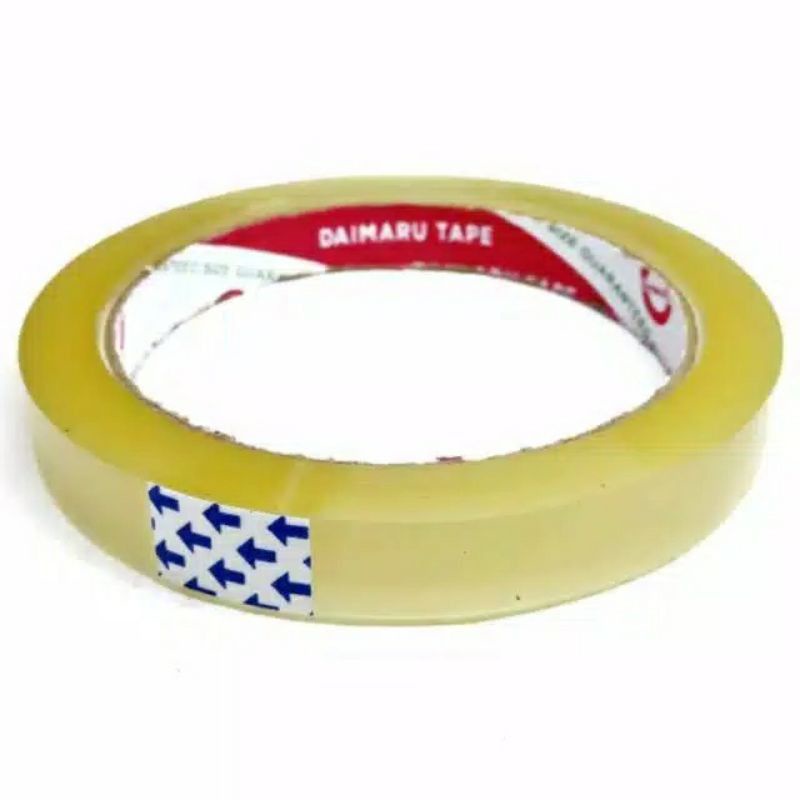 

Selotip Daimaru 1/2 Inch (12mm x 72 Yard) Isolasi Solatip Murah - SATUAN