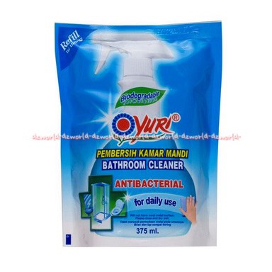 Yuri Bathroom Cleaner Cairan Pembersih Keramik Kamar Mandi Refill 375mL