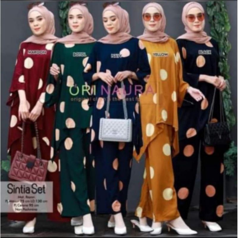 Waka Jumbo Oversize Camelia Selosa Binsa Set Busui