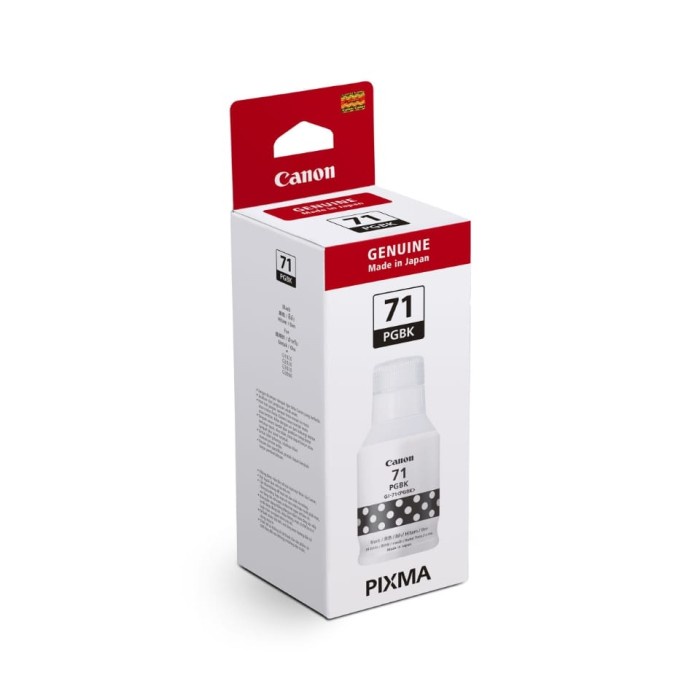 TINTA CANON GL-71 PGBK GL 71 BLACK ORIGINAL FOR CANON G1020 G2020