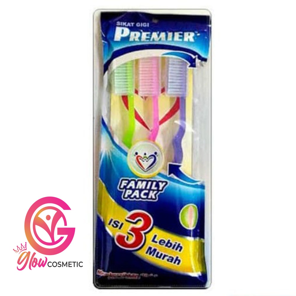 PREMIER SIKAT GIGI TOOTH BRUSH FAMILY PACK ISI 3