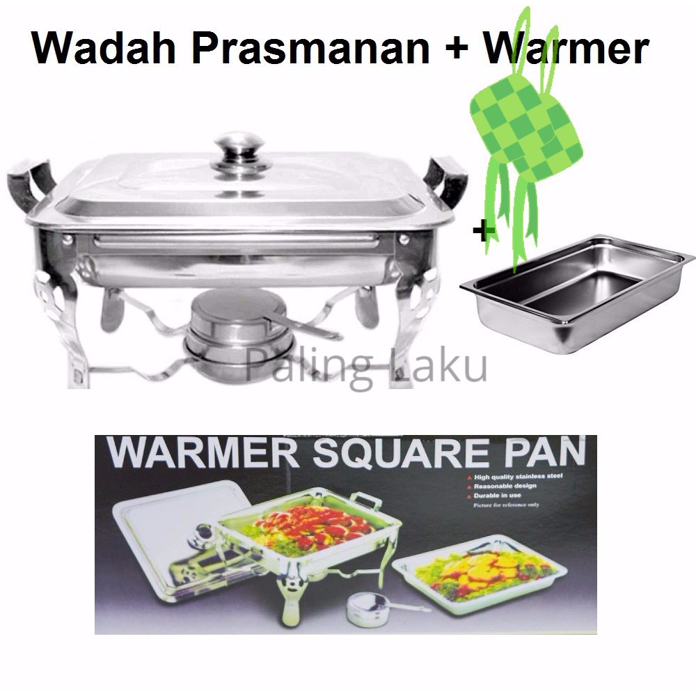 Prasmanan Warmer Square Pan